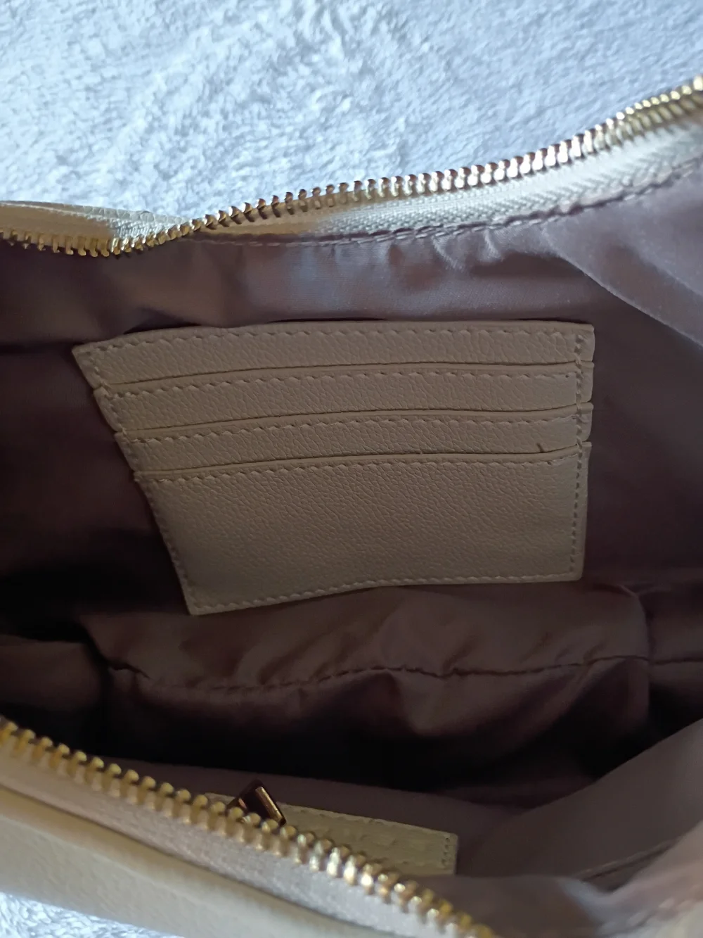 SENDEFN Cream Hobo Shoulder Bag Crossbody Purse NWT
